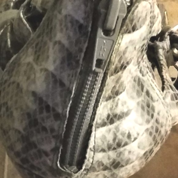 FRANCO Sarto | Leather Snake Skin Pattern Heels - Picture 6 of 7